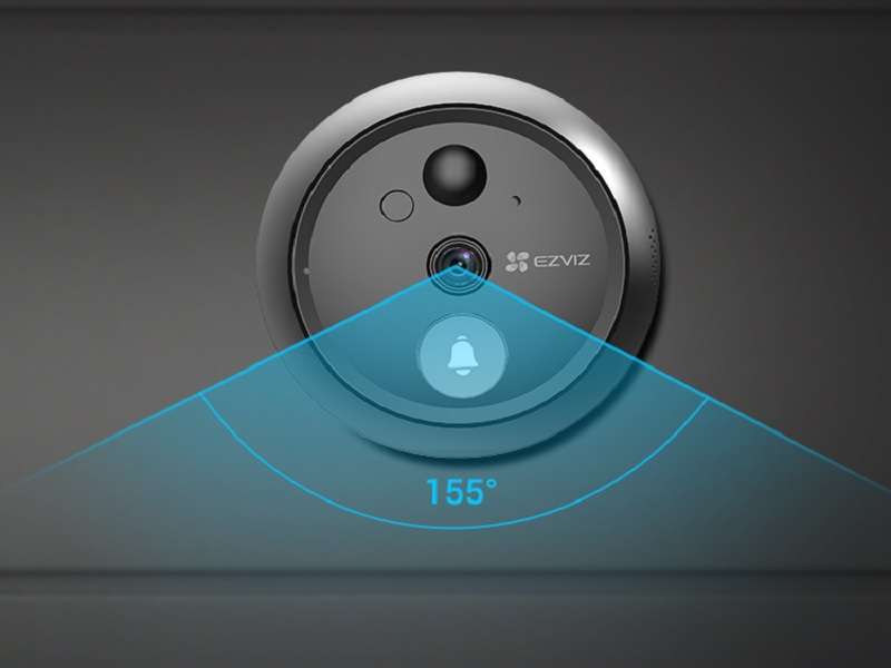 EZVIZ Cs-Hp4 Wire-Free Peephole Doorbell
