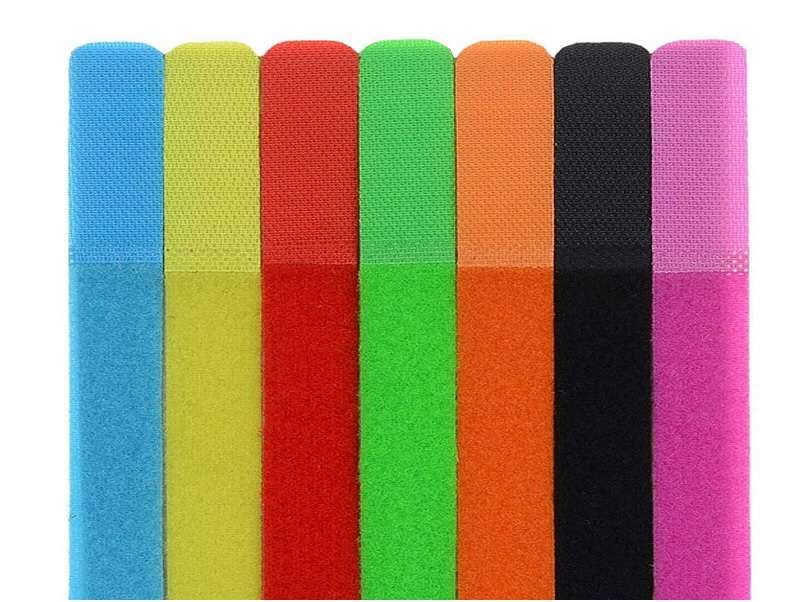 FLEXIBLE Colourful Velcro Cable Tie 7Col