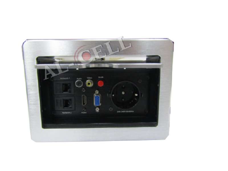 HIDDEN Desktop Socket 1 X 2Pin 2X Netwok