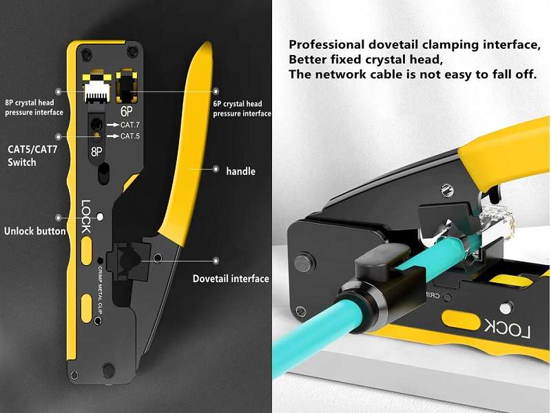 CAT7 Crimping Tools Ht-718