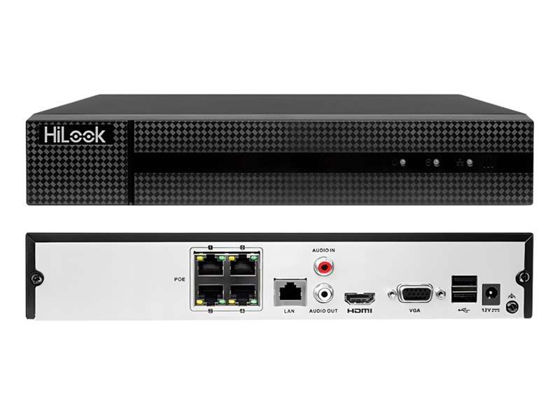 Hilook 4Ch 1U Nvr With 4 Poe
