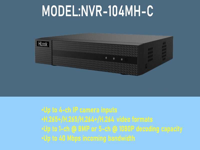 Hilook 4Ch 1U 4K Nvr No Poe