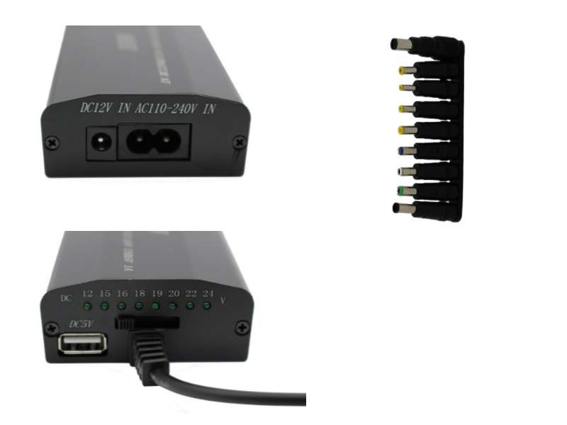 UNIVERSAL Ac Dc Adaptor 100W-8 Pin With