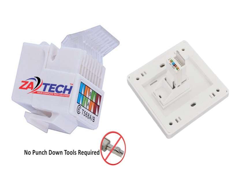 WALL Plug Socket Cat6 Keystone Jack