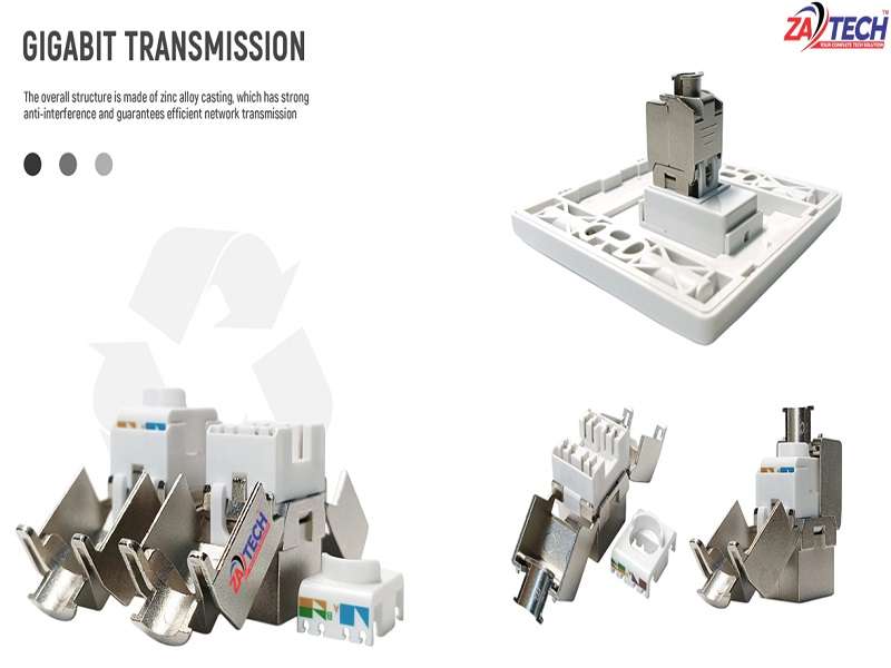 WALL Plug Socket Cat6 Keystone Ftp Jack