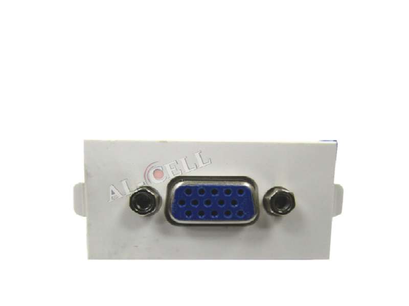 WALL Plug Socket Vga Female Over Cat6