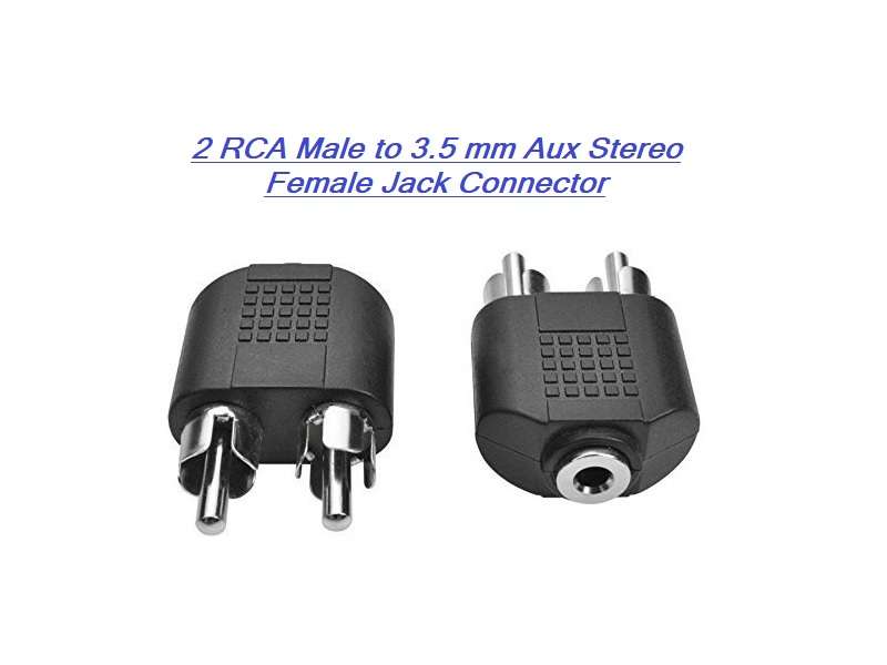 ZATECH Con Ster 3.5 Female X 2 Rca Male
