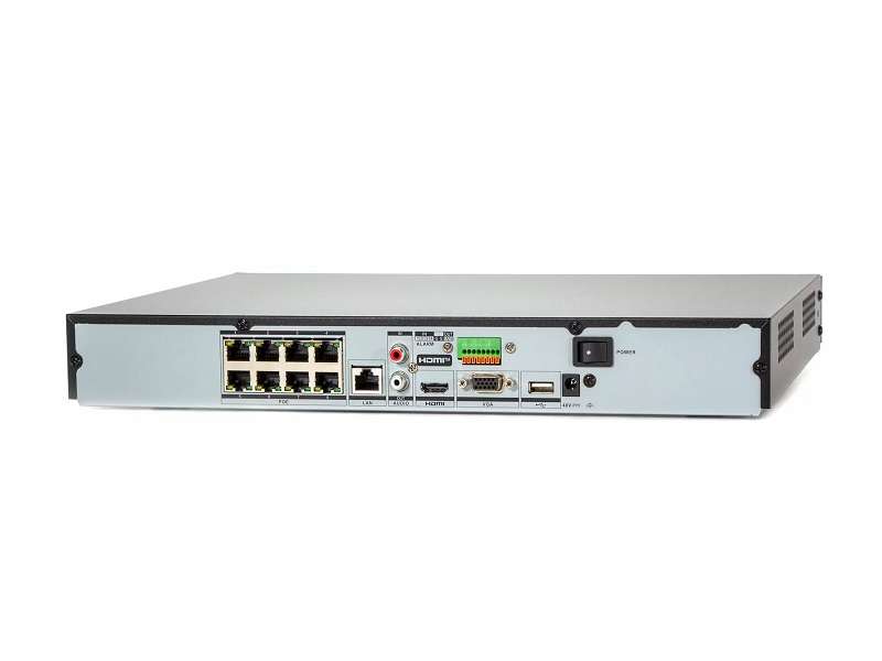 HIKVISION Nvr 8Ch 4k 80Mbps with 8 poe