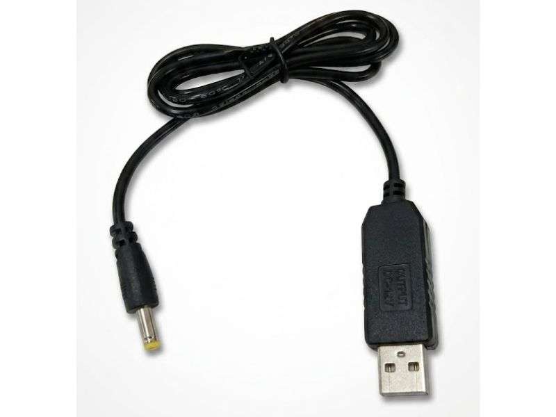USB To Dc Cable 5V To 12V 4.0*1.7Mm 1M