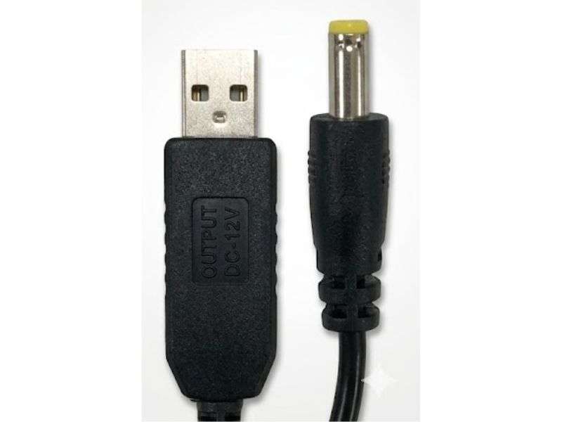 USB To Dc Cable 5V To 12V 4.0*1.7Mm 1M