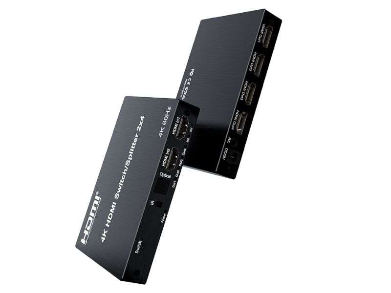ZATECH 4 Port 4K Hdmi Switch + Rem 60Hz