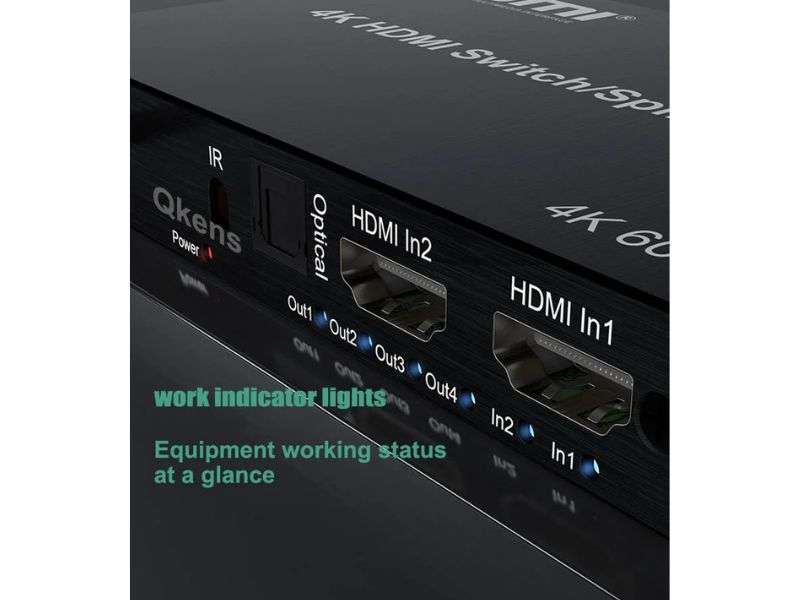 ZATECH 4 Port 4K Hdmi Switch + Rem 60Hz