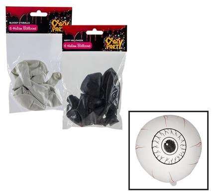 Balloons helium 6 Piece halloween f-01