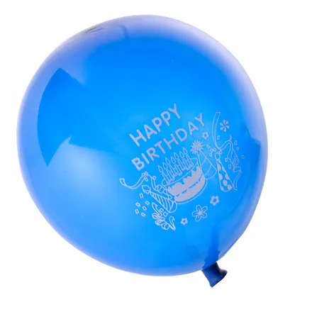 Blue Happy Birthday Balloon, 1-piece