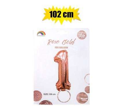Rose Gold Helium Balloon, 1