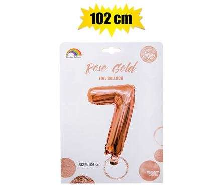 Rose Gold Helium Balloon, 7
