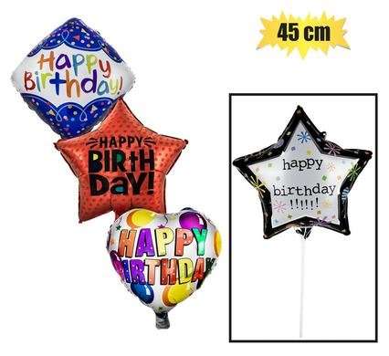 Happy Birthday Air Filled Shape Balloon