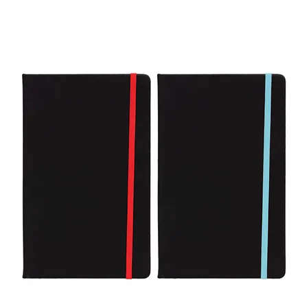 Note Book with Colour Elastic Band A5
