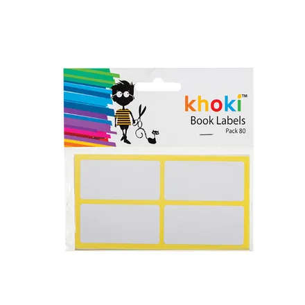 Self Adhesive Book Labels, 80-piece