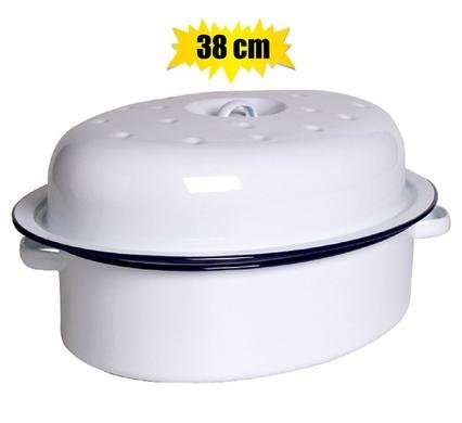 Roaster enamel 1st-grade oval 38cm