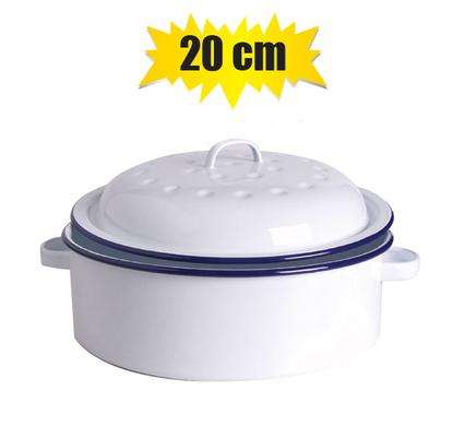 Roaster enamel 1st-grade round 20cm
