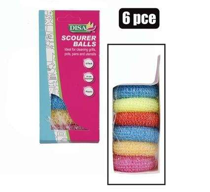 Scourer balls 6 Piece