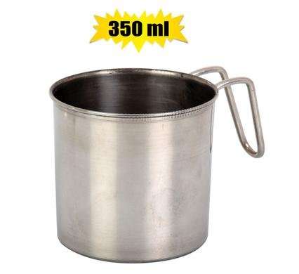Mug stainless steel 350ml wire-handle