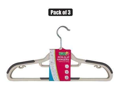 CLOTHES HANGERS ABS NON-SLIP 3 Piece