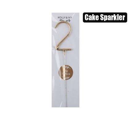 Birthday Candle, Sparkle Number, 2