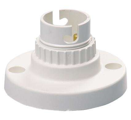 Batten-holder nylon 50mm white bulk