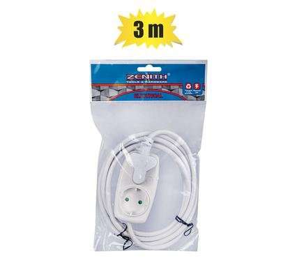 Extension Cord 3m, 1x16amp, 1x5amp