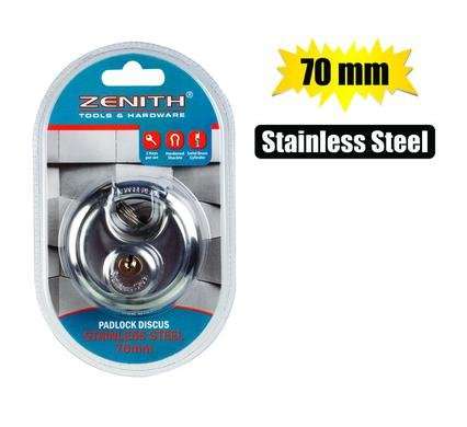 Padlock Discus Stainless Steel 70mm