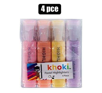 Pastel Highlighters, 4-piece