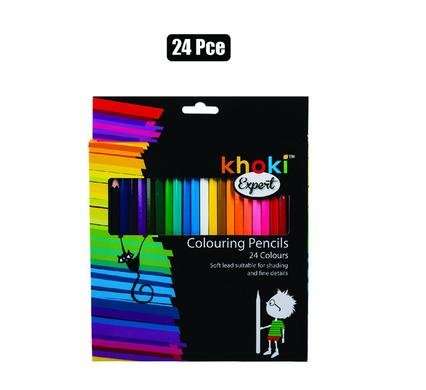 Expert Colour Pencil Crayons, 24-piece