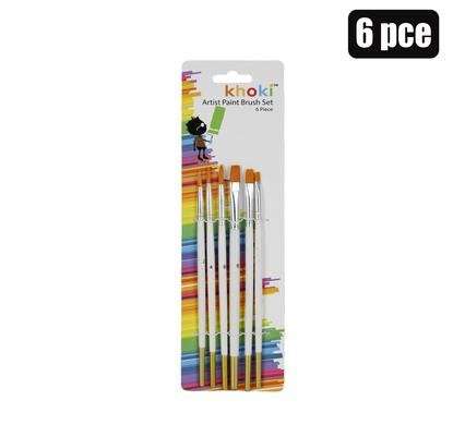 Paint Brushes, 6-piece