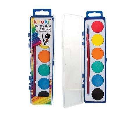 Water Colour Paint Set, 6-piece