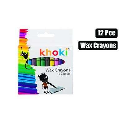Wax Crayons, 12 Colours