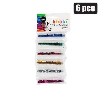 Glitter Shakers, 6-piece