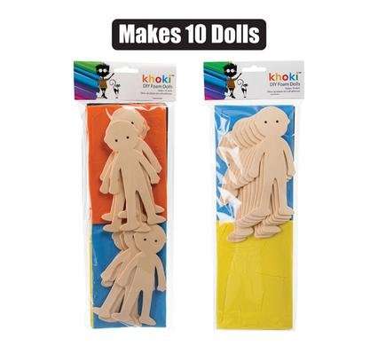 DIY Foam Dolls