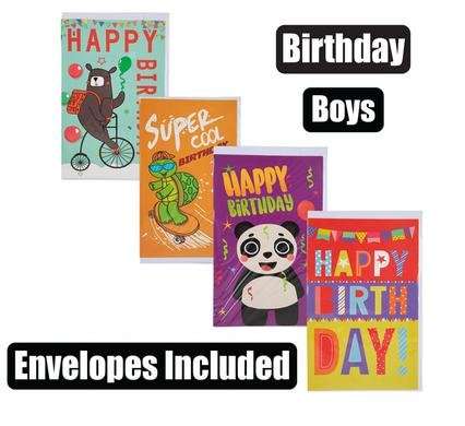 Boys Birthday Card & Envelope