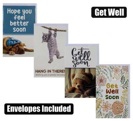 Get Well Card & Envelope