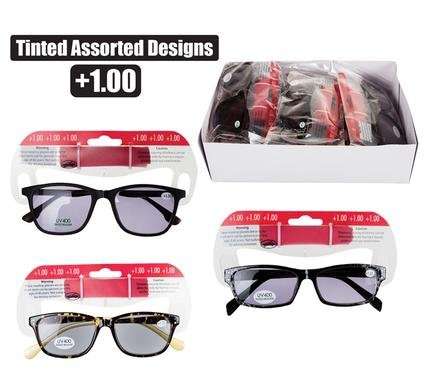 Reading glass tinted assorted strenght:+1