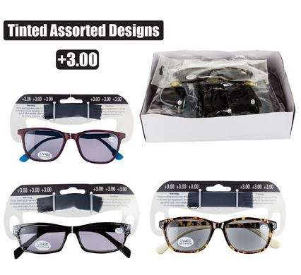 Reading glass tinted assorted strenght:+3