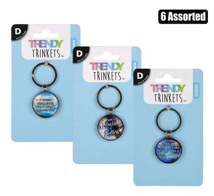Inspirational Quotes Key Chain 8cm