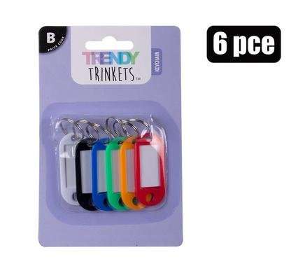 Key Chain Indicator Tags 6 Piece