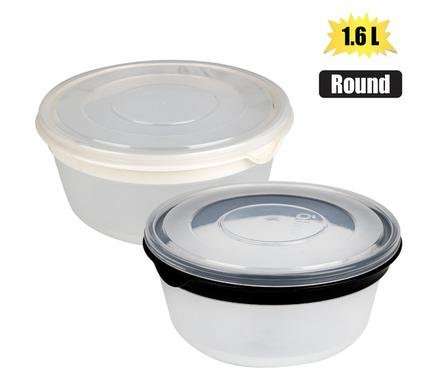 CONTAINER TWO-TONED 1,6L ROUND