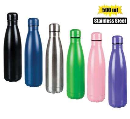 Water Bottle with Screw On Top, 500ml