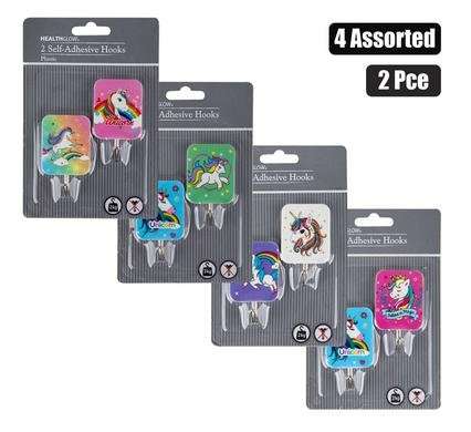 Hook plastic adhesive square 2 Piece