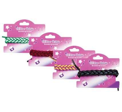 Jewellery bracelet braided assorted