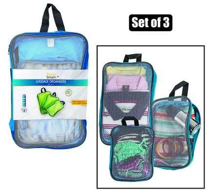Luggage Organisers, 3-piece